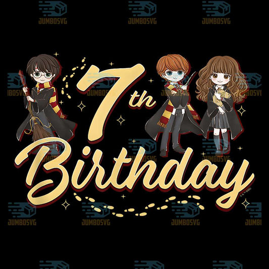 Harry-Potter-7th-Birthday-Harry-Hermione-And-Ron-Chest-Png