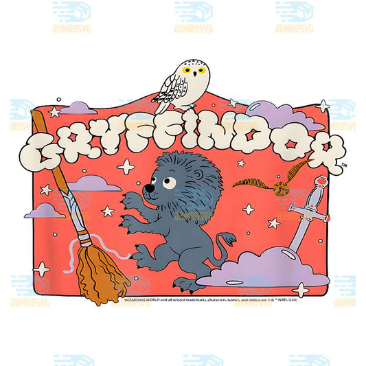 Harry-Potter-Hogwarts-Gryffindor-House-Cartoon-Scene-Png