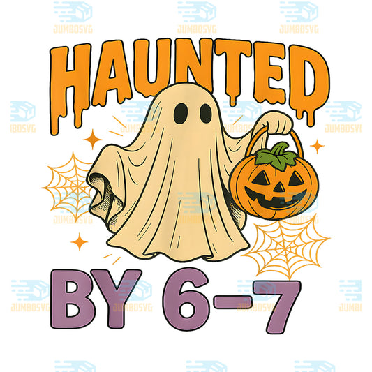 Haunted-By-6-7-Halloween-Ghosts-Six-Seven-Png