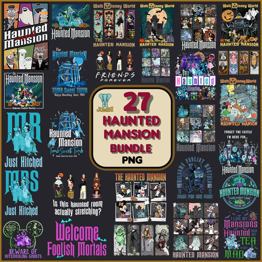 27HauntedMansionPngBundle