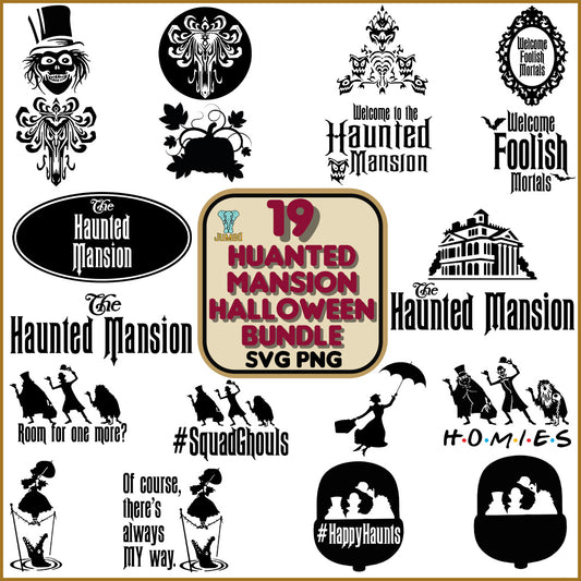 HautedMansionHalloweenSvgBundle