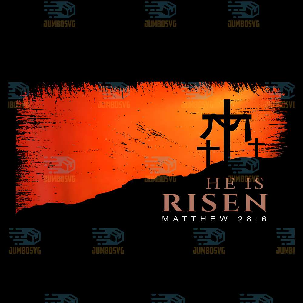 He-is-Risen-Matthew-28-6-Jesus-Christian-Png