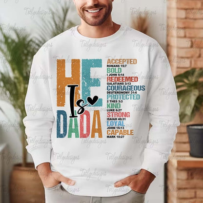 He Is Dad Papa Dada Png Bundle, Brave Like David Png, Father’s Day Png, Bible Verses png, God Say Dad Is Png, Digital Design Download