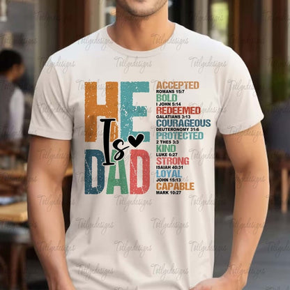 He Is Dad Papa Dada Png Bundle, Brave Like David Png, Father’s Day Png, Bible Verses png, God Say Dad Is Png, Digital Design Download