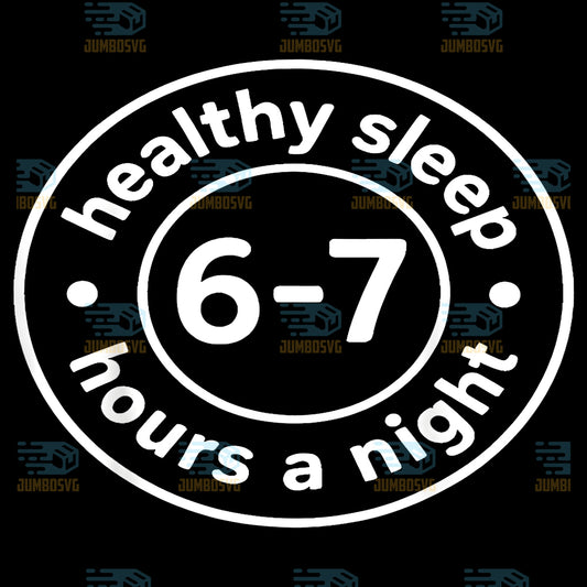 Healthy-Sleep-6-7-Hours-A-Night-Png