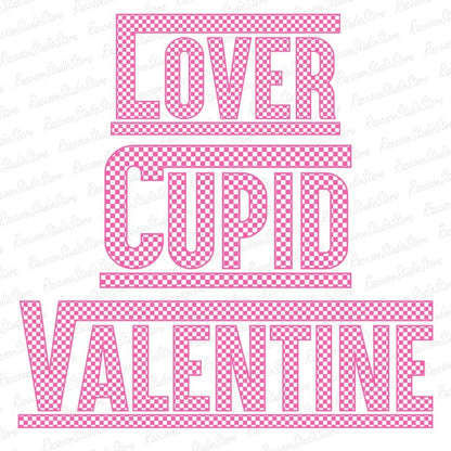 Heartbreaker Valentine Png Bundle, Checkerboard Lover Png, XOXO Cupid Png, Valentine Shirt Design Png, Digital Download.1