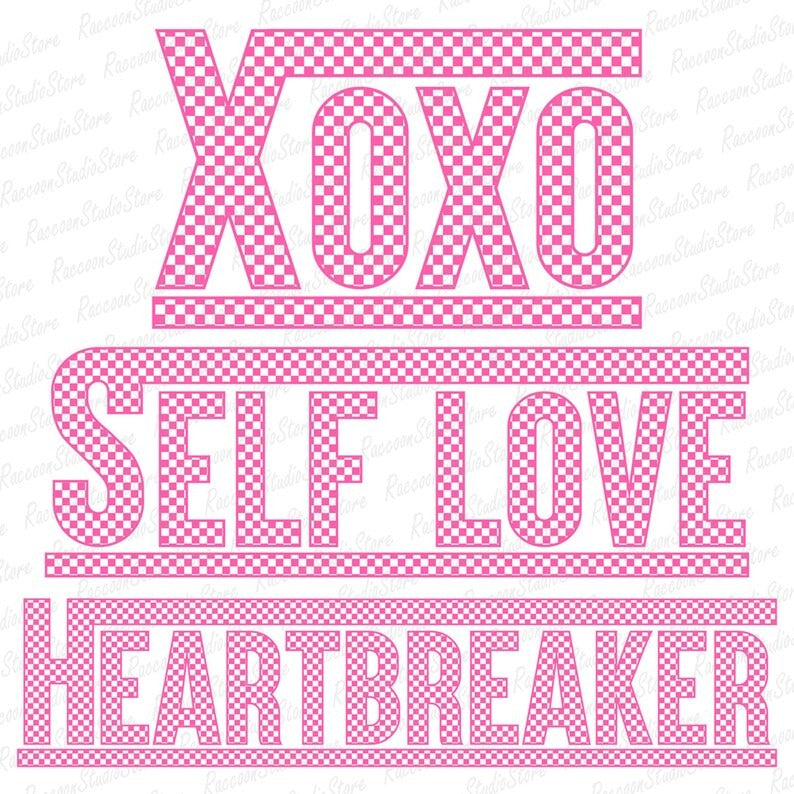 Heartbreaker Valentine Png Bundle, Checkerboard Lover Png, XOXO Cupid Png, Valentine Shirt Design Png, Digital Download.1