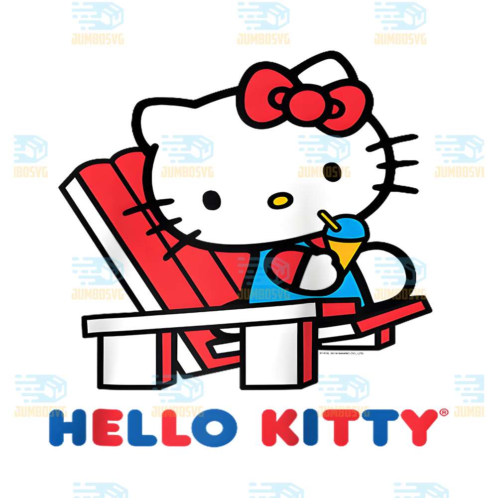Hello-Kitty-Snow-Cone-Summer-Png
