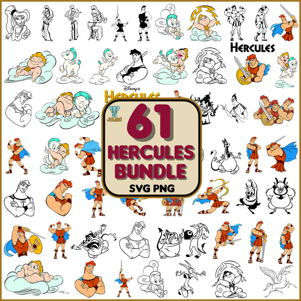 Hercules Bundle Svg - Jumbosvg