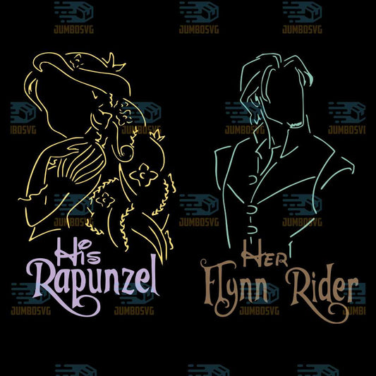 His-Rapunzel-Her-Flynn-Rider-Svg