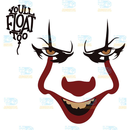 Horror-Clown-Balloon-Svg