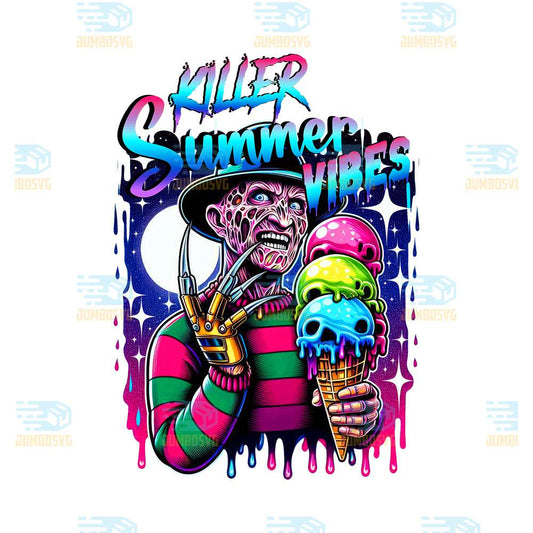 Horror-Freddy-Krueger-Killer-Summer-Vibes-Halloween-Png-1