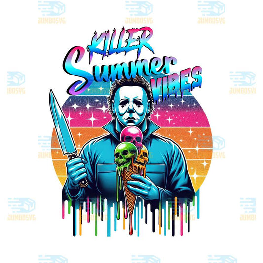 Horror-Michael-Myers-Killer-Summer-Vibes-Halloween-Png-1