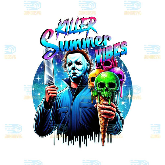 Horror-Michael-Myers-Killer-Summer-Vibes-Halloween-Png