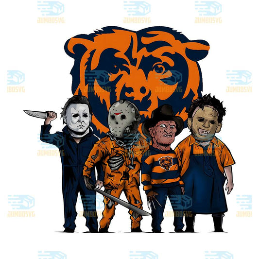 Horror-Movies-Chicago-Bears-Png