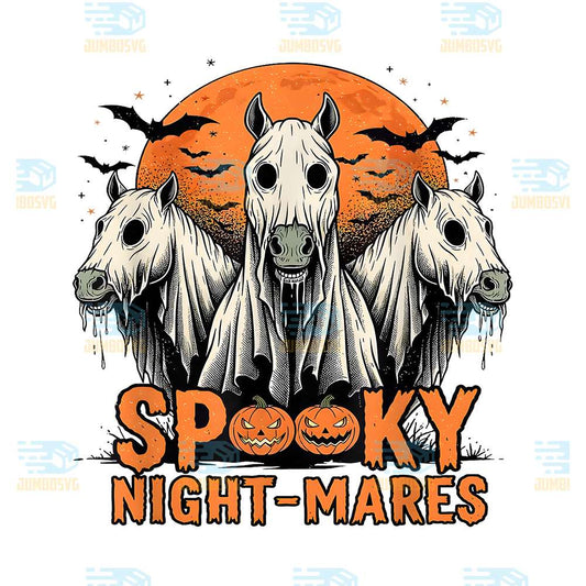 Horror-Retro-Spooky-Night-Mares-Horses-Boo-Ghosts-Halloween-Png