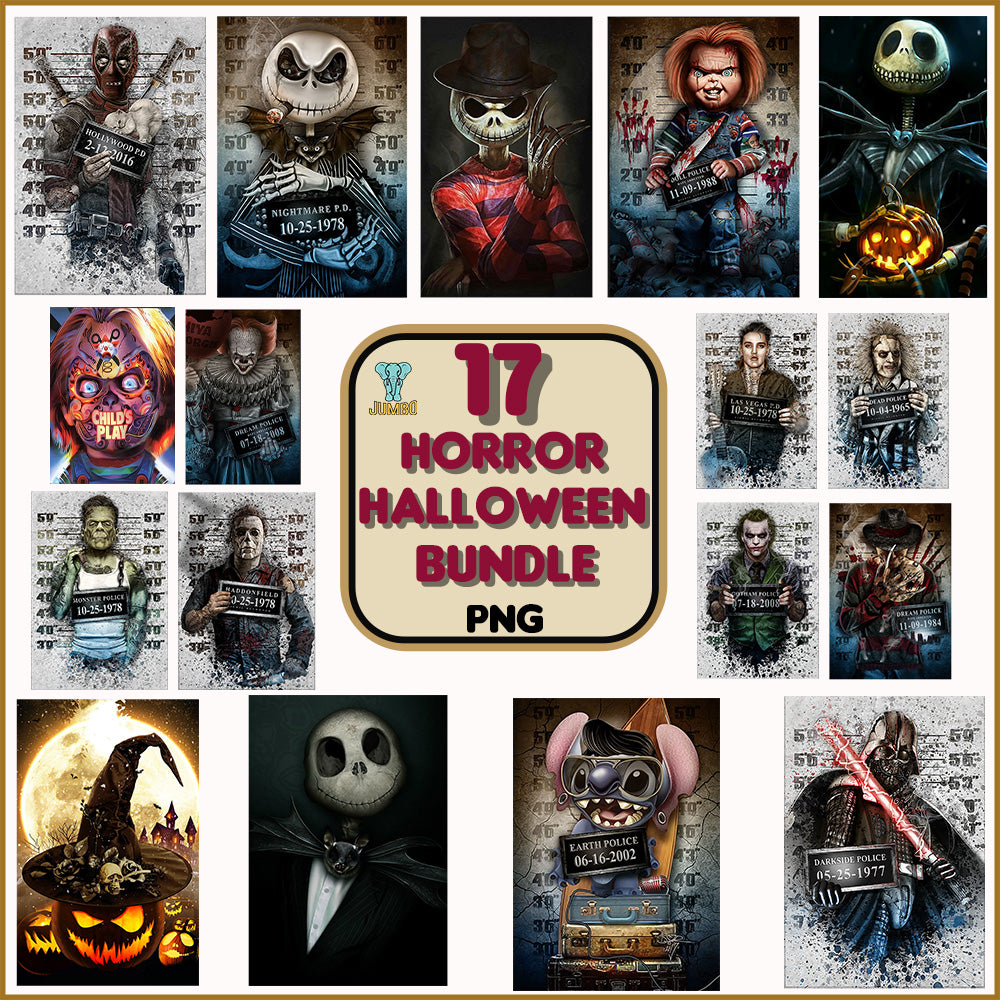 HorrorHalloweenPngBundle