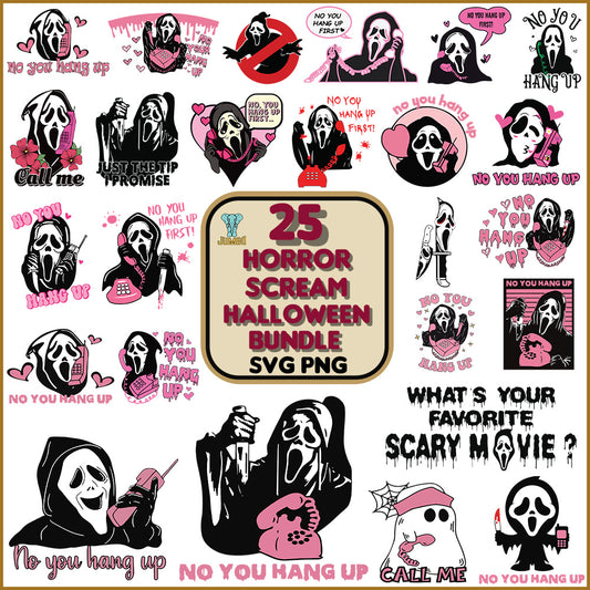 HorrorScreamHalloweenSvgBundle