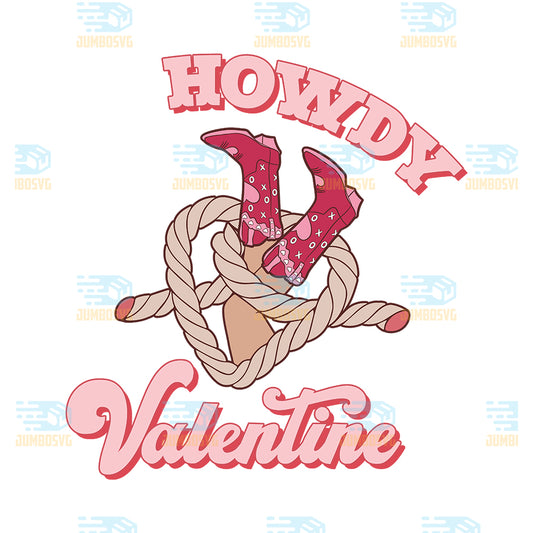 Howdy-Valentine-Png-Cowgirl-Boots-Rope-Heart-Png