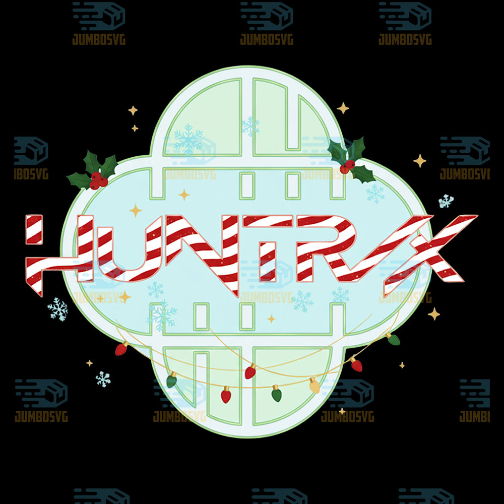 Huntrix-Logo-Christmas-Png