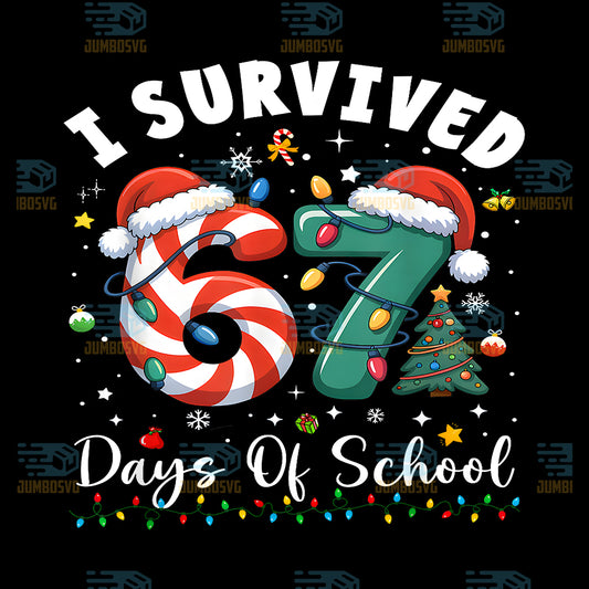 I-Survived-67-Days-of-School-Christmas-Candy-Cane-Six-Seven-Png