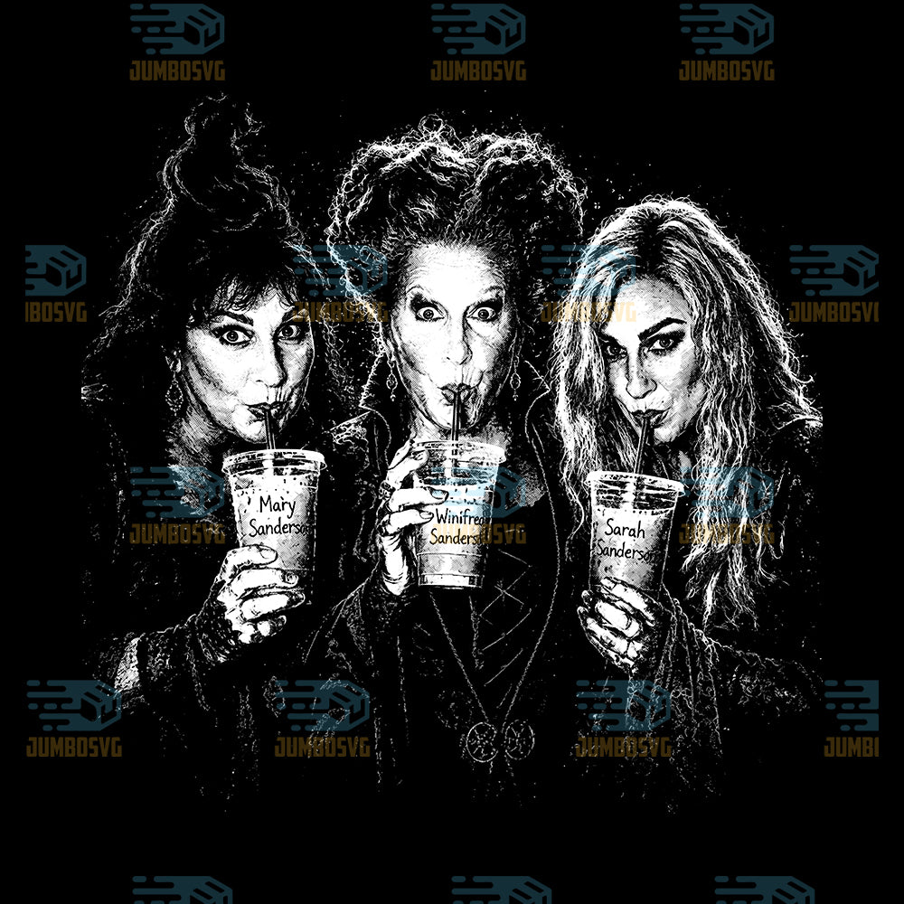 Iced-Coffee-Halloween-Hocus-Pocus-Png