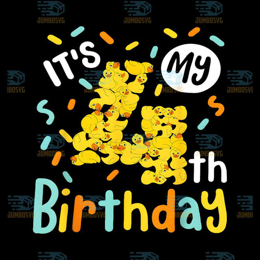 It-s-My-4th-Birthday-Rubber-Duck-Toddler-4-Year-Old-Birthday-Png