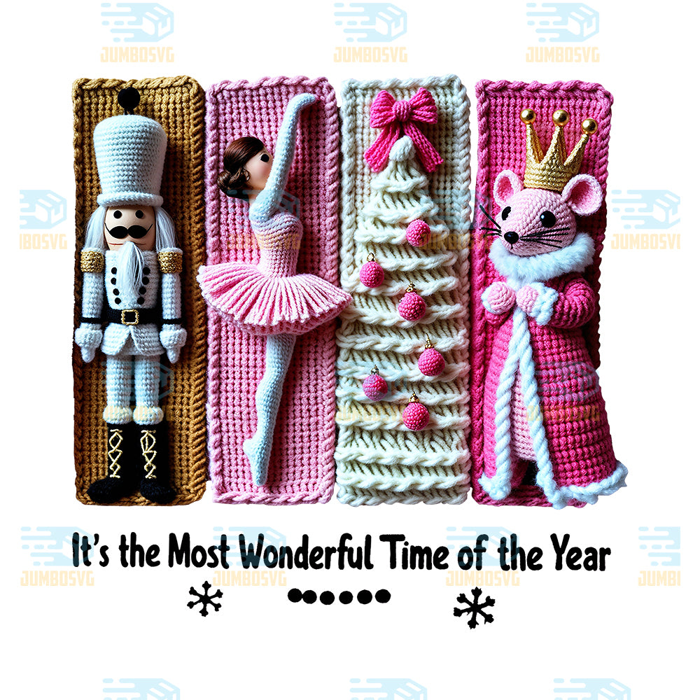 It-s-The-Most-Wonderful-Time-Of-The-Year-Yarn-Crochet-Christmas-Png