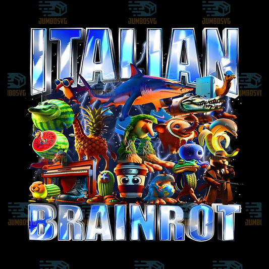 Italian-Brainrot-Bootleg-Retro-Meme-Shark-Tralalero-Tralala-Png