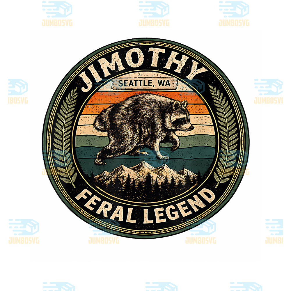 Jimothy-Feral-Legend-Funny-Jimothy-Racoon-Svg