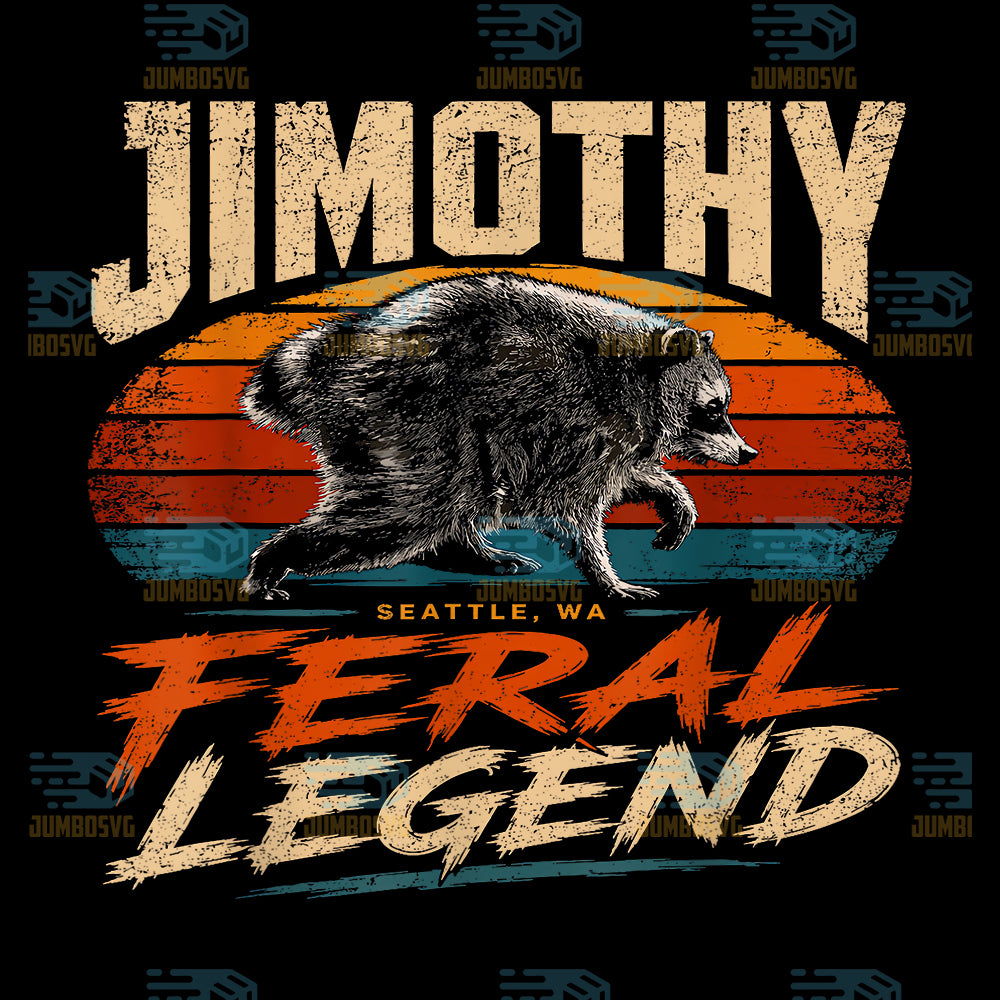 Jimothy-Raccoon-Seattle-Feral-Legend-Meme-Svg