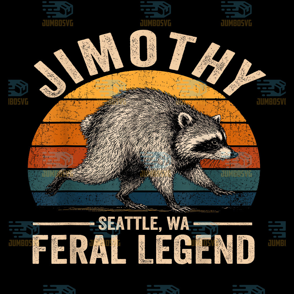 Jimothy-Raccoon-Seattle-Feral-Legend-Meme-Trendy-Animal-Svg