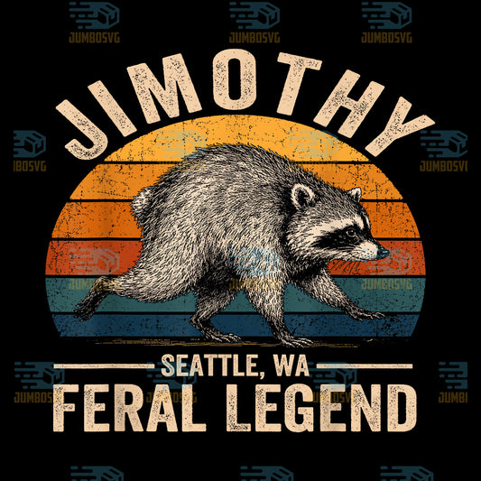Jimothy-Raccoon-Seattle-Feral-Legend-Meme-Trendy-Animal-Svg