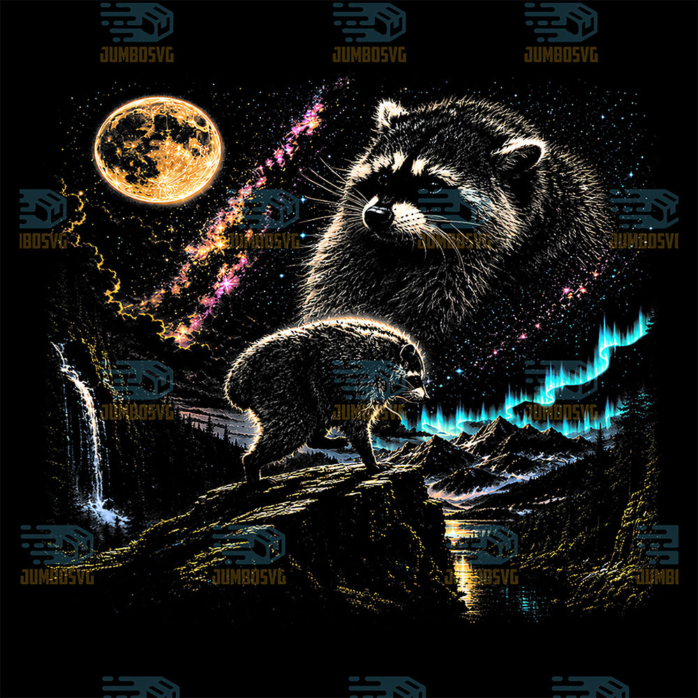 Jimothy-Raccoon-Seattle-Feral-Legend-Retro-Jimothy-Moon-Svg