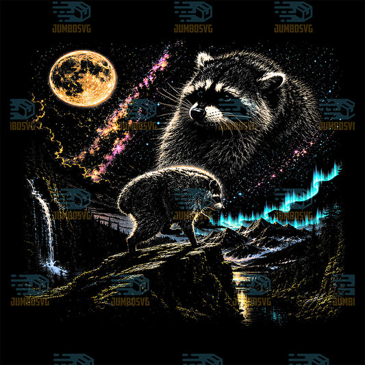 Jimothy-Raccoon-Seattle-Feral-Legend-Retro-Jimothy-Moon-Svg