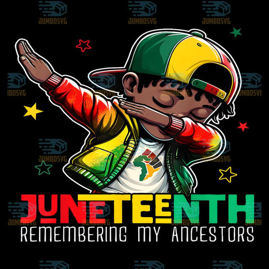 Juneteenth-Remembering-My-Ancestors-Black-Boy-Png