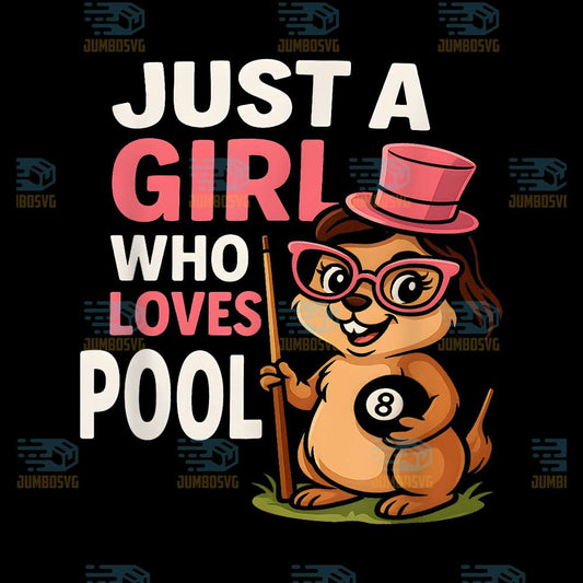 Just-A-Girl-Who-Loves-Pool-Png