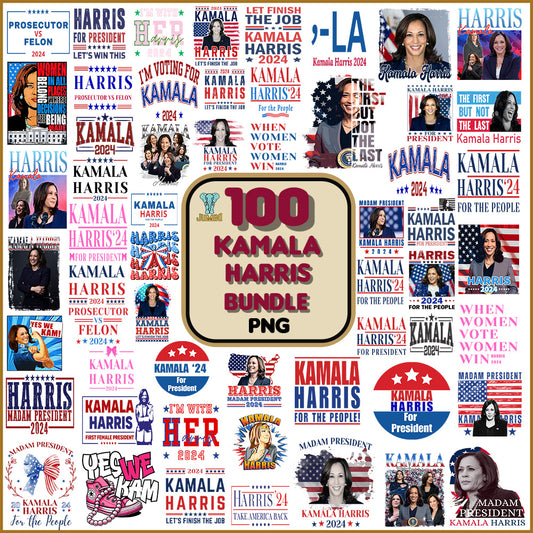 100KamalaHarrisPngBundle