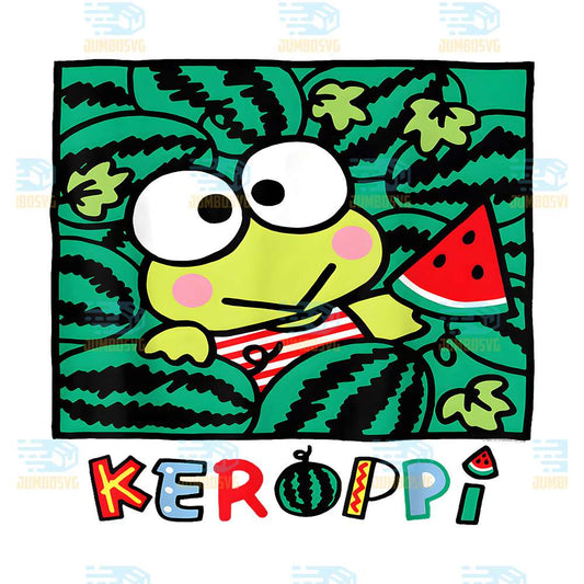Keroppi-Watermelon-Summer-Png
