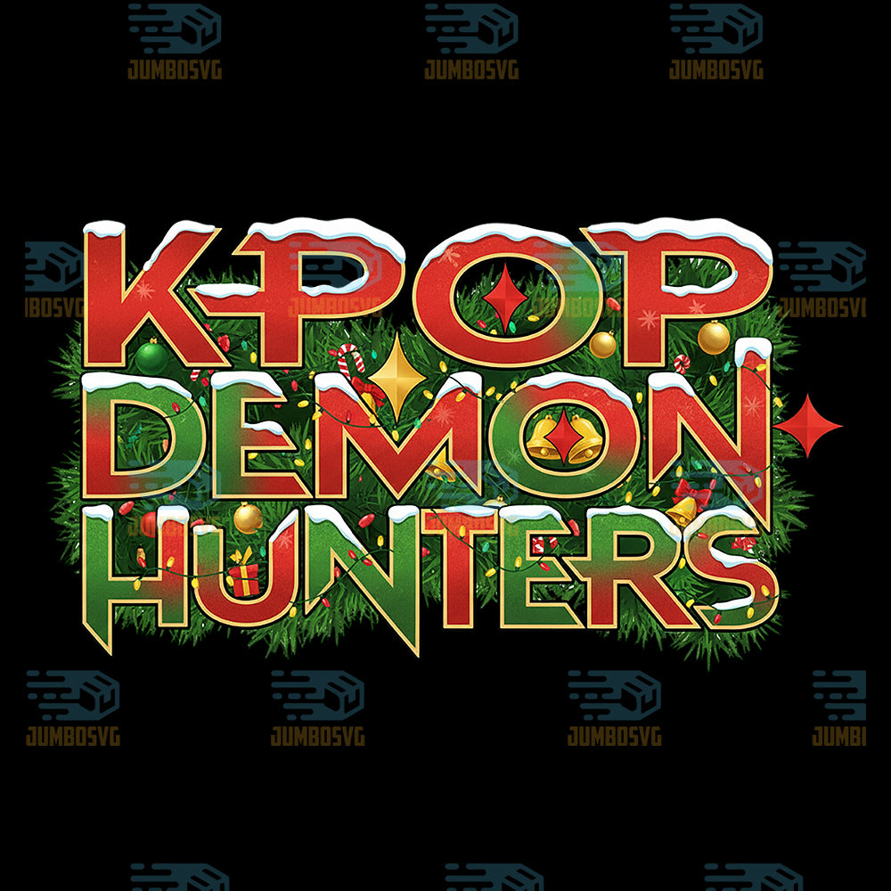 Kpop-Demon-Hunters-Christmas-Png