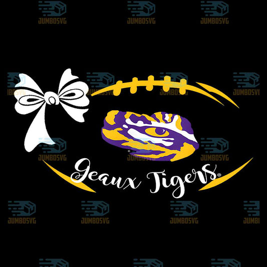 LSU-Tigers-Football-Bow-Png