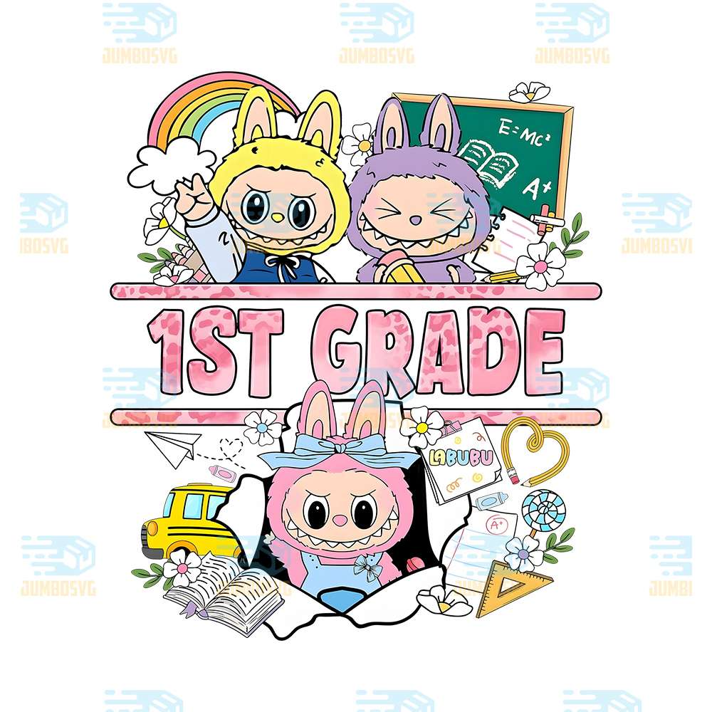 Labubu-1st-Grade-Back-To-School-Png