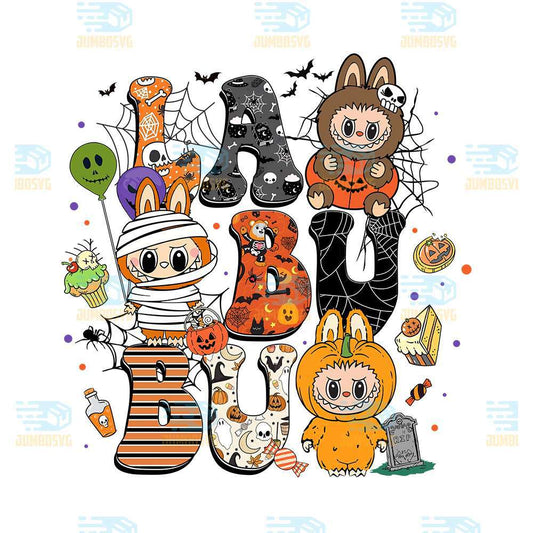 Labubu-Doll-Horror-Halloween-Png
