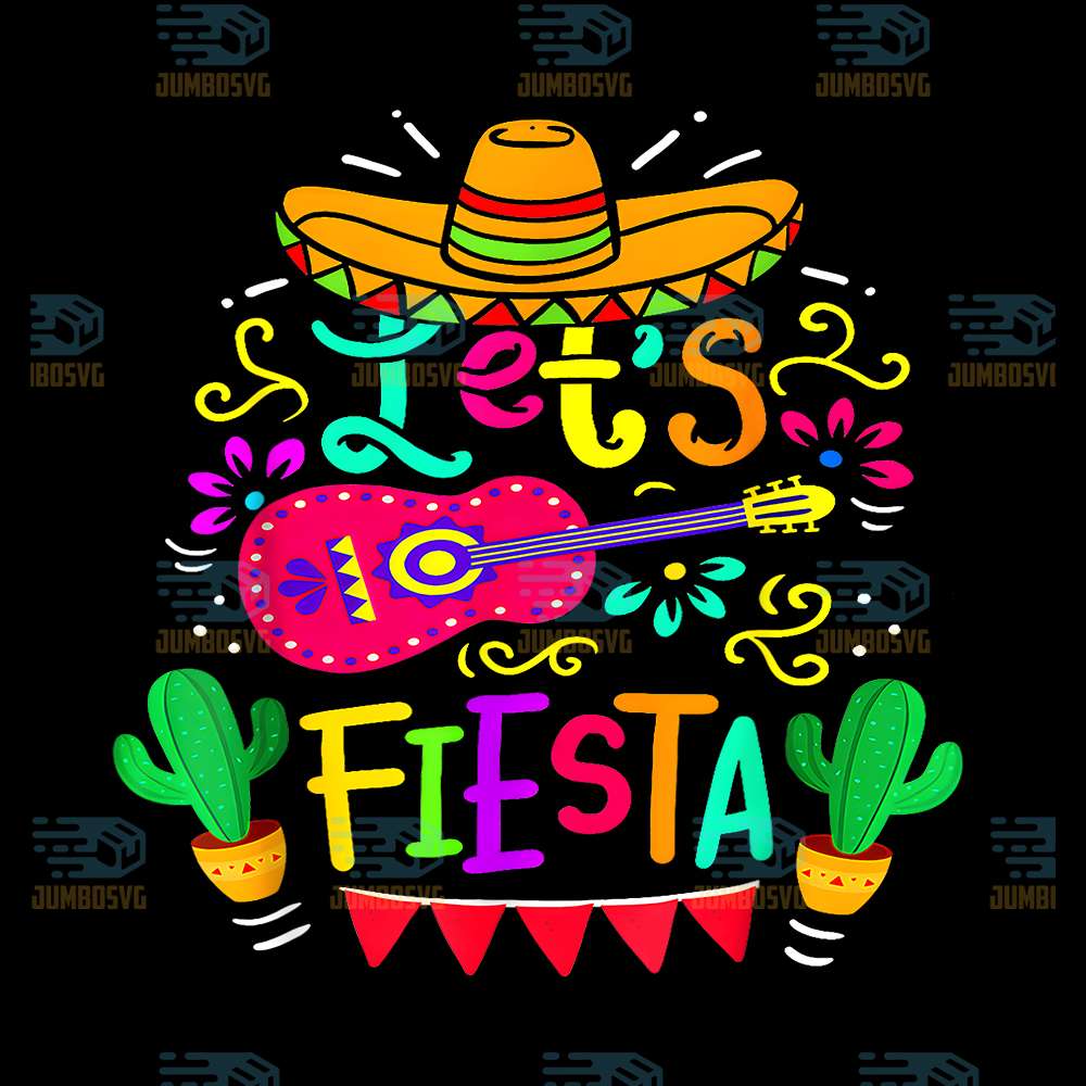 Let-s-Fiesta-Cinco-De-Mayo-Mexican-Party-Guitar-Lover-Png