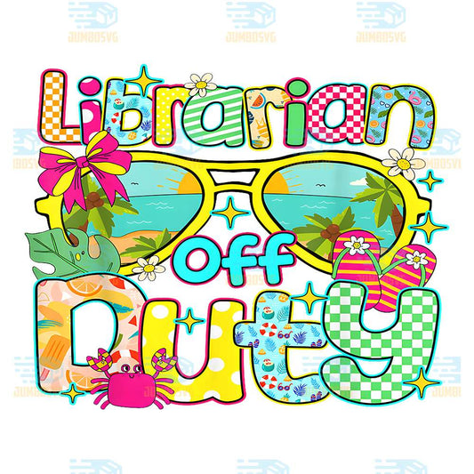 Librarian-Off-Duty-Hello-Summer-Png
