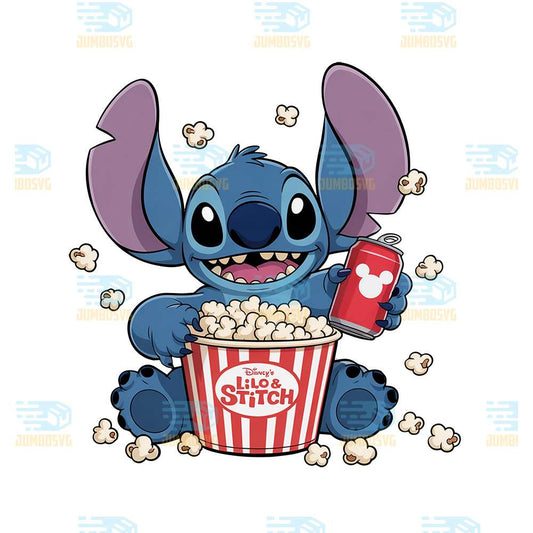 Lilo-And-Stitch-Popcorn-Cinema-Png
