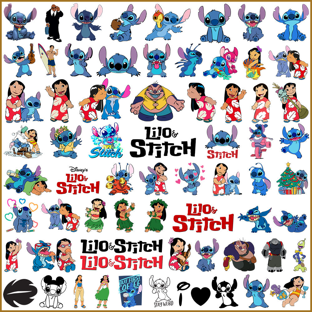 Lilo And Stitch Bundle Svg 1 - Jumbosvg