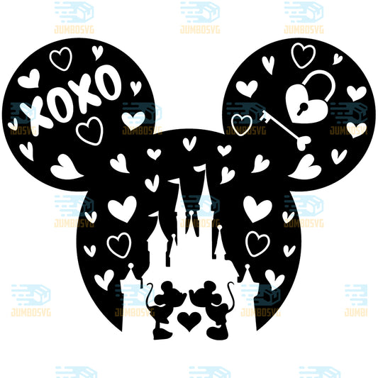Love-Mickey-And-Minnie-Valentine-Png-Castle-Mickey-Png