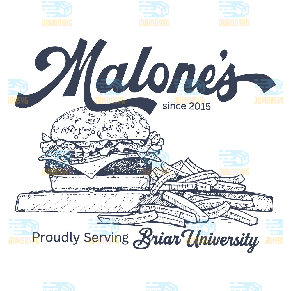 Malone-s-Proudly-Serving-Briar-University-Png