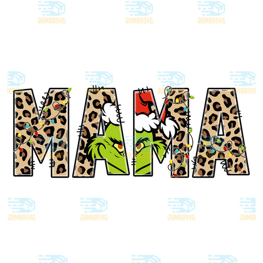 Mama-Grinch-Face-Christmas-Png